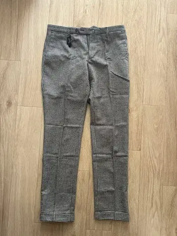 INCOTEX 체크 무늬 슬랙스