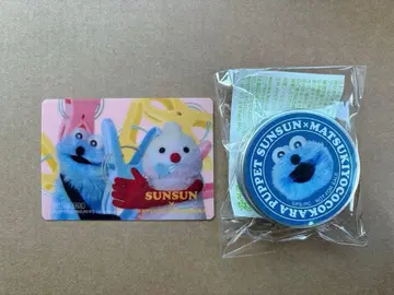 마츠키요 코코카라 퍼펫 순순 크림 케이스 클리어 카드 포함 스티커