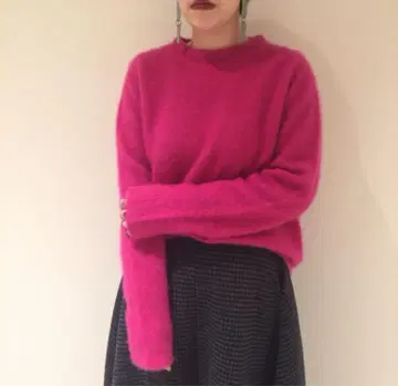 ATON 캐시미어 니트 핑크