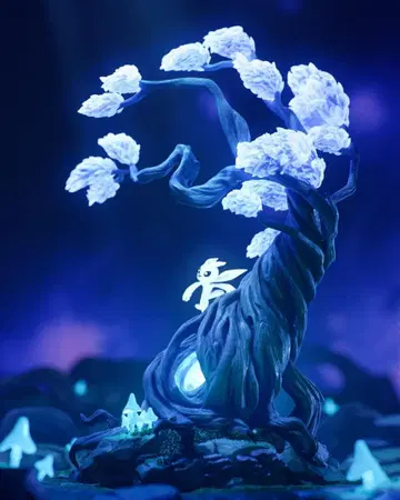 미도장 미조립 피규어 레진 키트 30CM 오리와 어둠의 숲