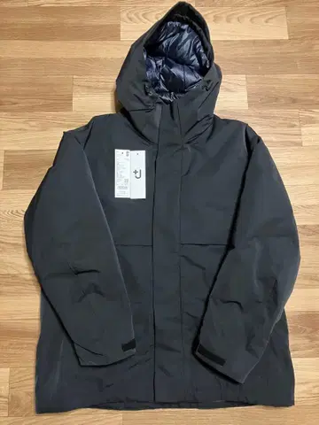 UNIQLO+j 하이브리드 오버 사이즈 후드티 L 사이즈 블랙