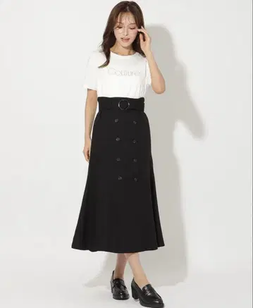 [ 미사용 새상품 ] 택 포함 앙데팡당 트렌치 머메이드 스커트