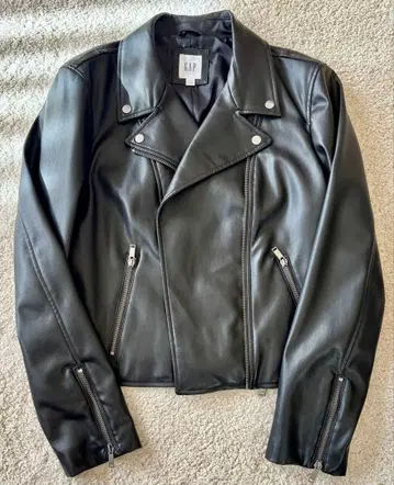 GAP 블랙 라이더 자켓