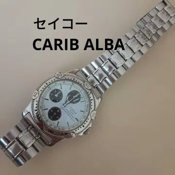 세이코 CARIB ALBA Y189-6A30 쿼츠 크로노그래프