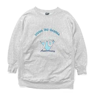 USA제 90S 그리스 문자 리버스 위브 타입 맨투맨 프린트