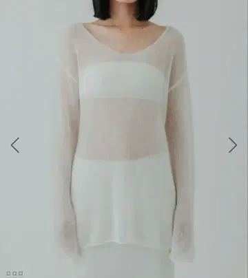 [ yo BIOTOP ] Sheer mohair V top