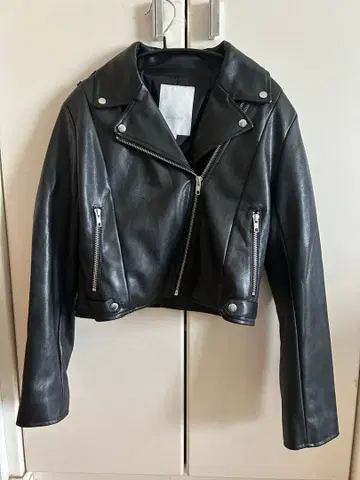 MERCURYDUO 인조 가죽 컴팩트 라이더 자켓