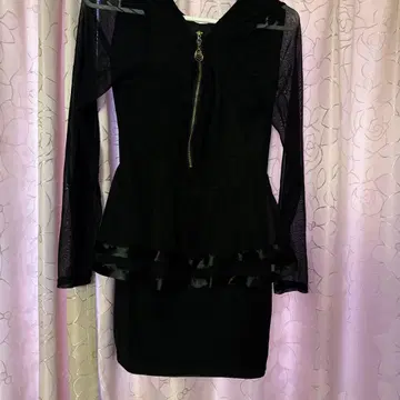 블랙 타이트 드레스