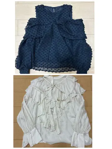 스나이델 블라우스 2종 세트