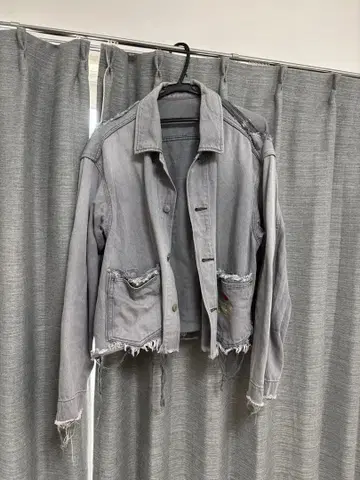 71 MICHAEL 미셸 그레이 데님 자켓
