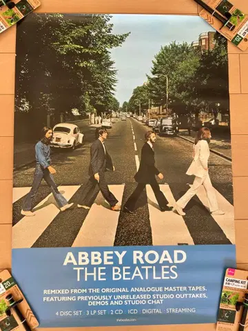 THE BEATLES ABBEY ROAD 포스터