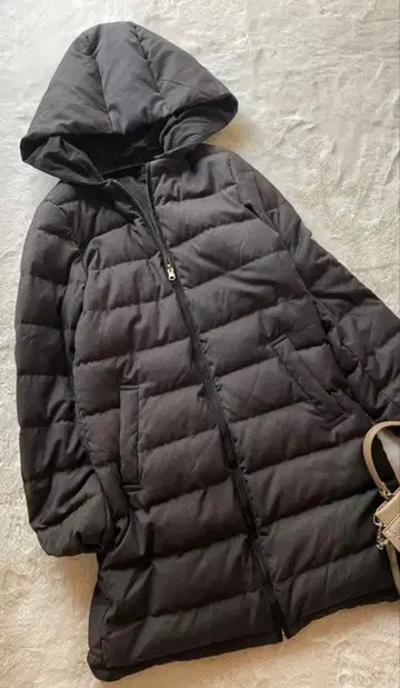 뷰티앤유스 리버서블 다운 코트 그레이 M