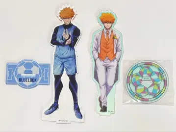 블루 록 쿠니가미 렌스케 아크릴 스탠드 2종 세트 블루록전