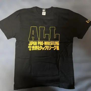 미사용 새상품 하드코어 초콜릿 전일본 프로레슬링 T셔츠 사이즈 L