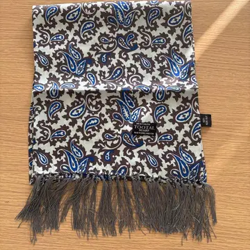 TOOTAL 페이즐리 무늬 스톨 100% 실크