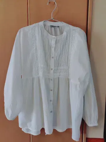 퐁데샤롱 긴팔 블라우스 화이트