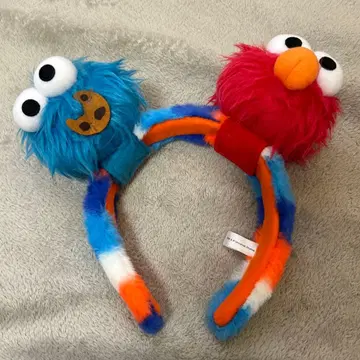 엘모와 쿠키 몬스터 머리띠