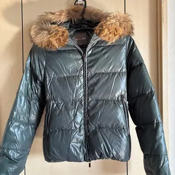 DUVETICA 다운 자켓 38 사이즈 다크 그린