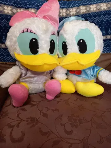 미사용 Disney 도날드&디지 봉제 인형