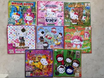 헬로키티 푸치 타월 8개 세트