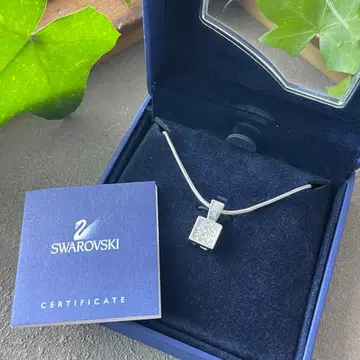 SWAROVSKI 스퀘어 목걸이 2way