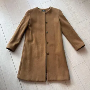 A.P.C. 브라운 코트 34 사이즈