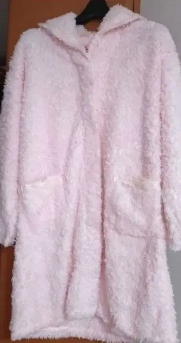 [ 새상품 ] 아모스타일 핑크 복슬복슬 룸웨어