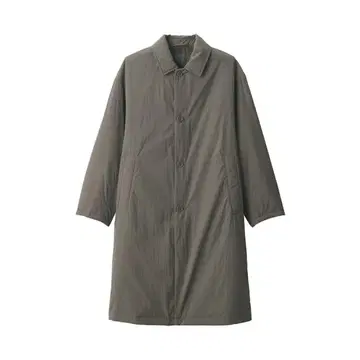 세탁 가능한 솜 스텐카라 코트 남성 L 다크 모카 브라운