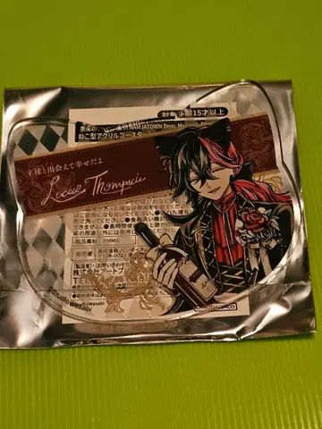 악마 집사와 블랙 고양이 아쿠네코 난자타운 아크릴 코스터 루카스