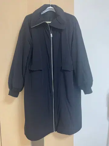 antiqua 롱 기장 하이넥 코트