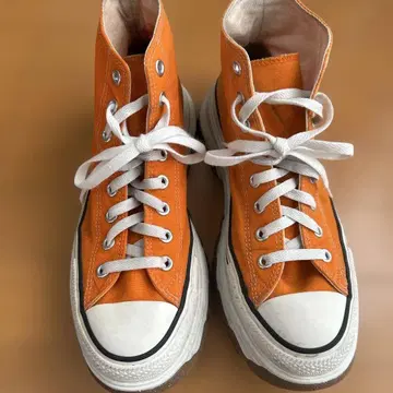 Converse All Star 오렌지 스니커즈 통굽