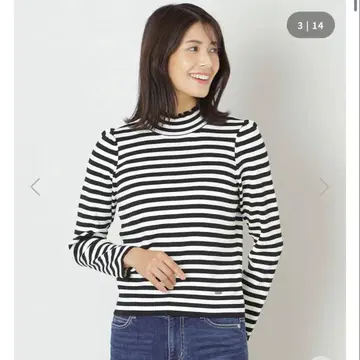 TO BE CHIC 레이온 나일론 터틀넥 니트 40 사이즈