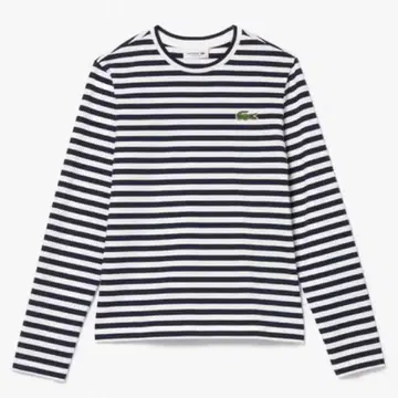 라코스테 lacoste 베이직 보더 셔츠 네이비 38