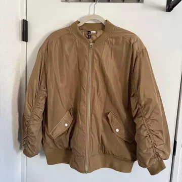 H&M 베이지 MA-1 자켓 XS
