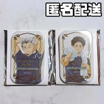 세븐넷 한정판 하이큐 스퀘어 캔뱃지 쿨다운 보쿠토 아카아시