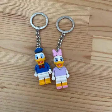 도널드 덕 데이지 덕 키링 세트