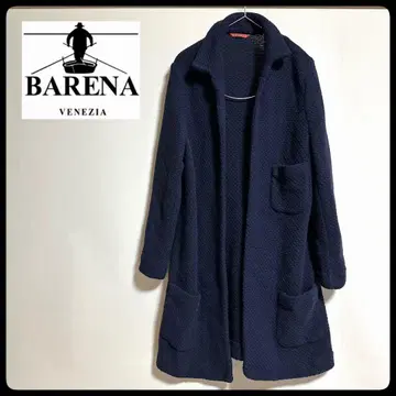 발레나 BARENA 울 가디건 코트 네이비 이탈리아제