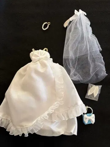 리카짱 웨딩 드레스 세트