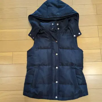 Golden Bear 후드 부착 다운 베스트 M 네이비