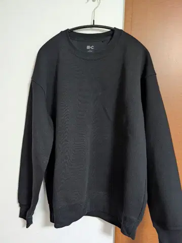 UNIQLO C 오버사이즈 스웨트 셔츠 L 사이즈 블랙