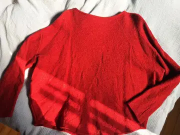 Veritecoeur 레드 긴팔 니트