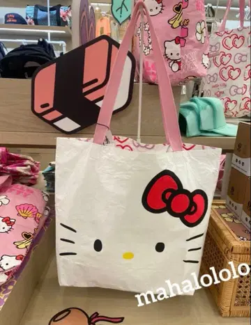 알로하 컬렉션 헬로키티 리버서블 토트백