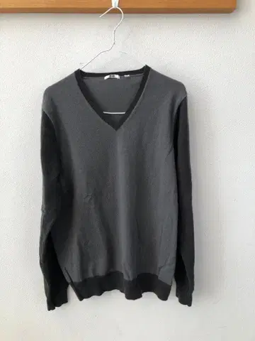 UNIQLO 캐시미어 100% 스웨터 남성용 L