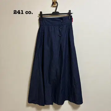 새상품급 241co 오카야마 데님 랩스커트 JUNGUMI