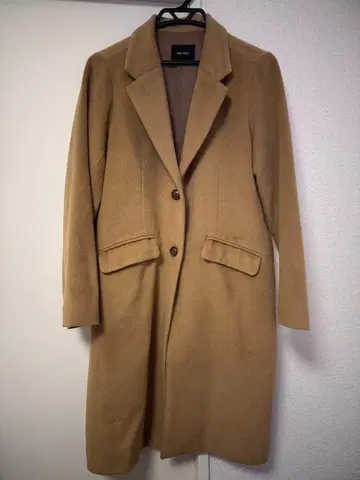 one way 베이지 롱 코트 M 사이즈