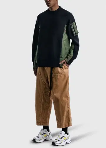 Sacai Sponge Sweat Nylon Twill Pullover