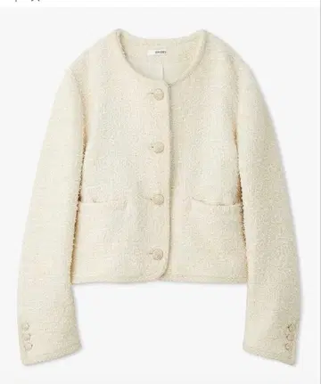 SNIDEL 믹스 트위드 자켓 SWFJ244084 아이보리
