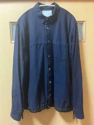 sacai 사카이 드로우 스트링 셔츠 사이즈 3