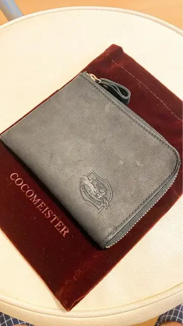 코코마이스터 블랙 L자 지퍼 코인 케이스 중고