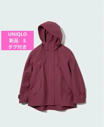 택 포함 새상품 유니클로 코튼 블렌드 후드티 S